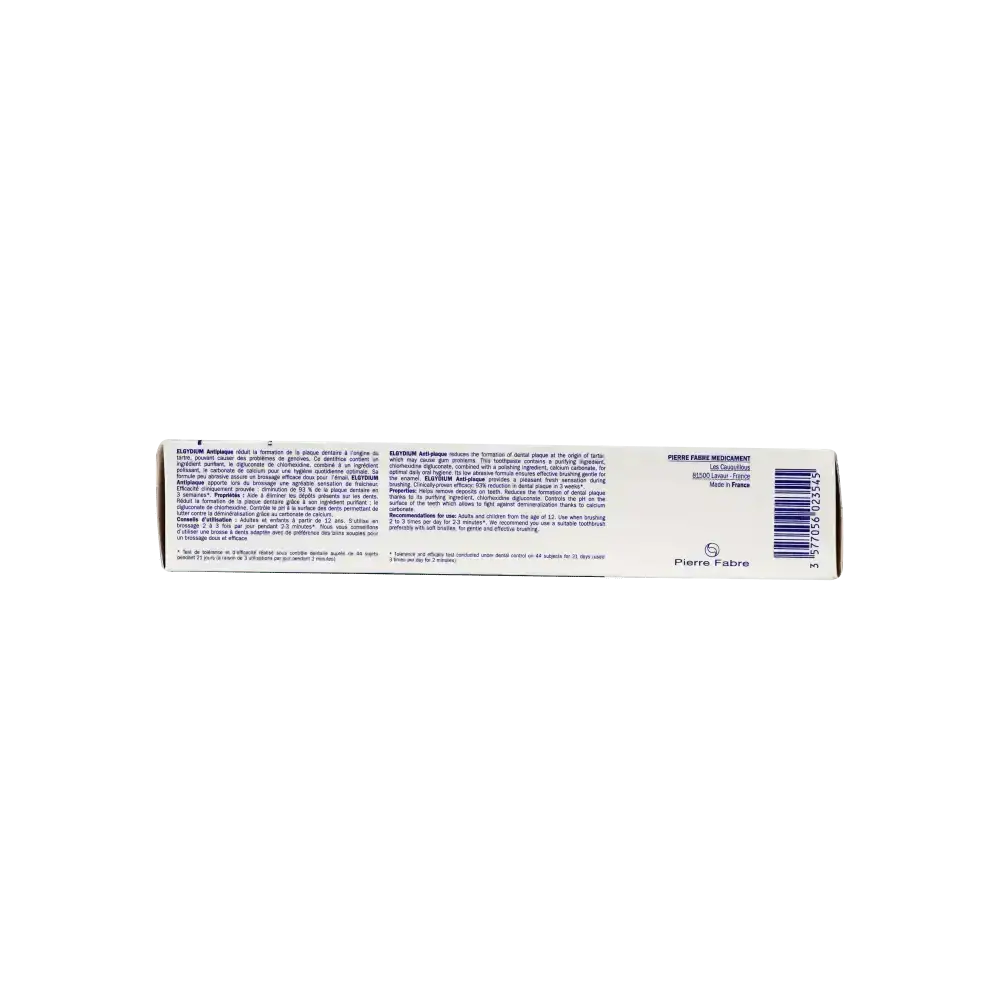 PIERRE FABRE (DENTAL) - Elgydium Anti - plaque Toothpaste 100ml - Pharmazone - 