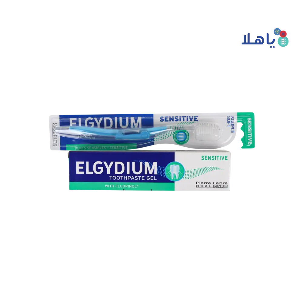 Elgydium Sensitive Toothbrush + Toothpaste Set