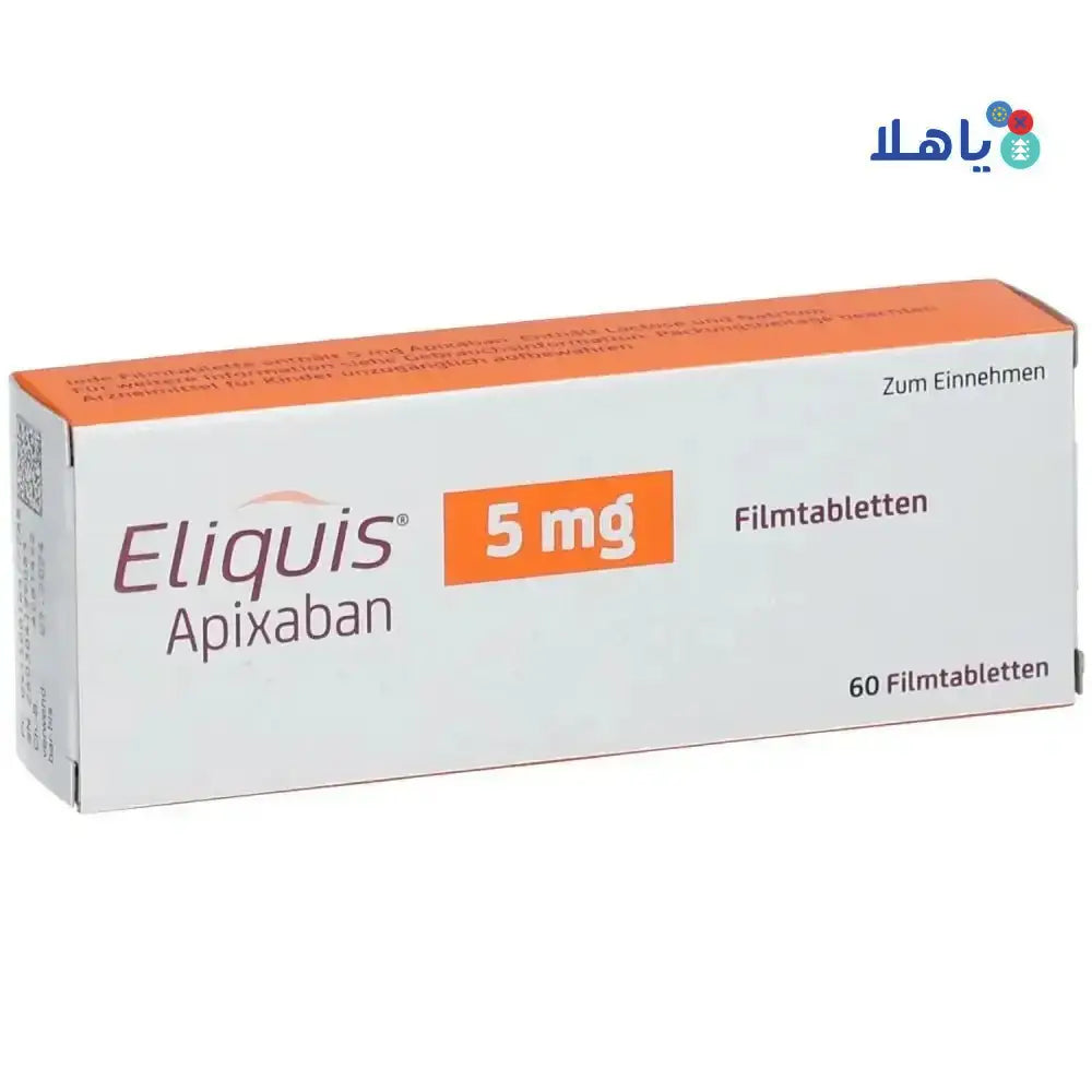 BRISTOL MYERS SQUIBB - ELIQUIS 5MG 60TAB - Pharmazone - 