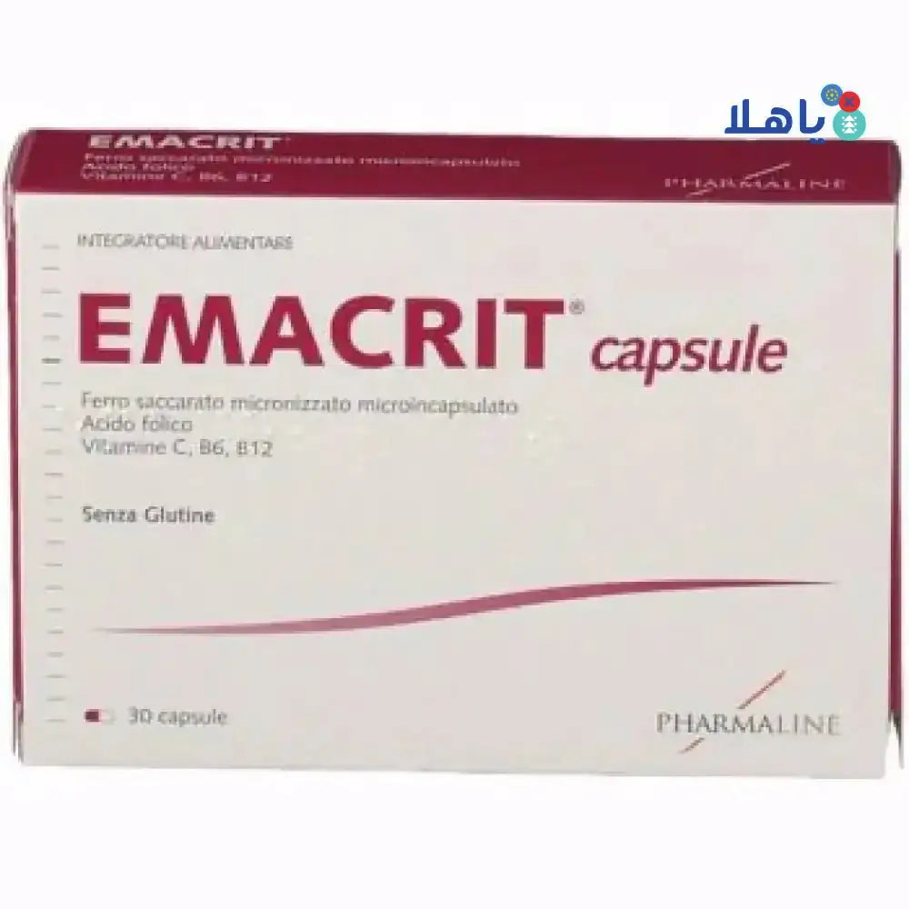 PHARMA LINE S.R.L. - Emacrit 30 Capsules - Pharmazone - 