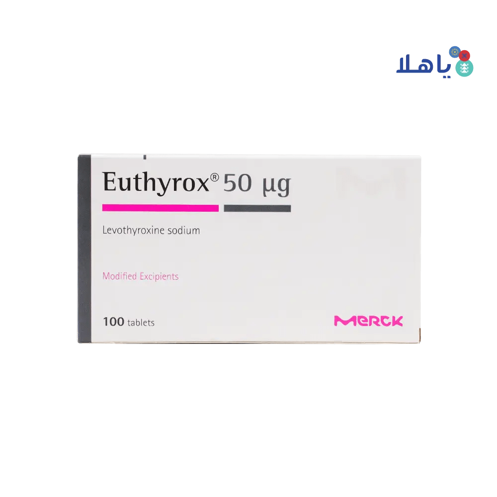 E.MERCK - Euthyrox 50Mcg 100 Tab - Pharmazone - 