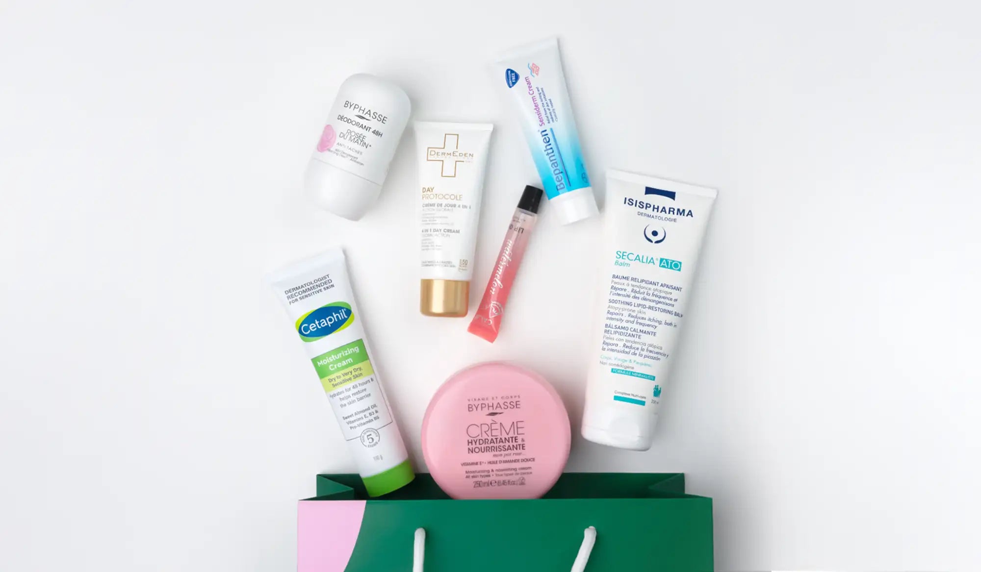 Pink circular cetaphil hydrating cream container