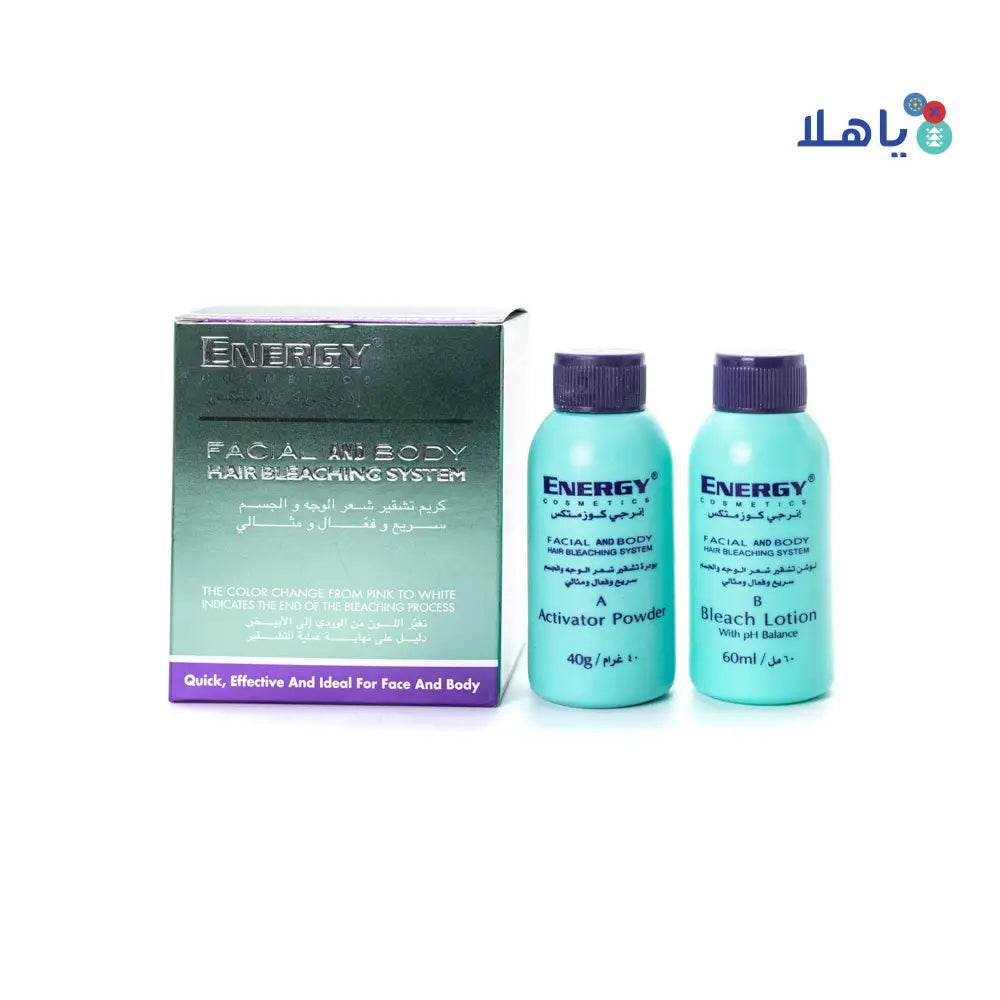 ENERGY FACIAL & BODY HAIR BLEACHING SYSTEM