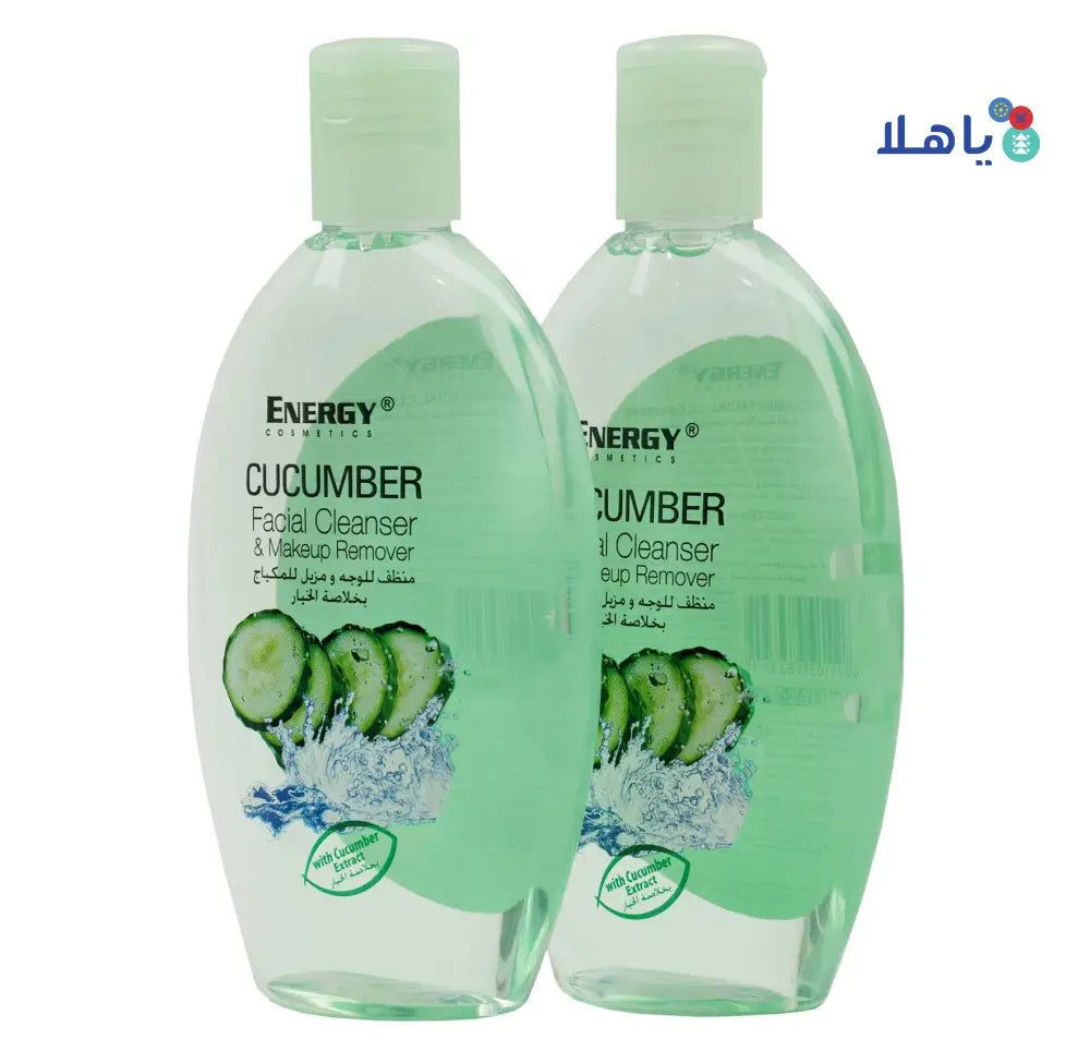 Energy Facial Cleanser&Makeup Remover235ml-Cucumber 1+1Offer