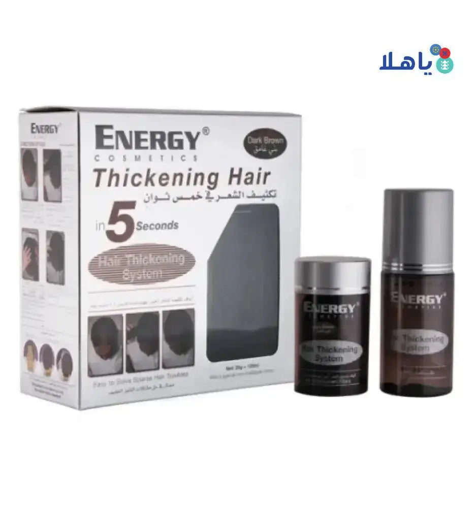 ENERGY COSMETICS - ENERGY THICKENING HAIR KIT - BLACK - Pharmazone - 