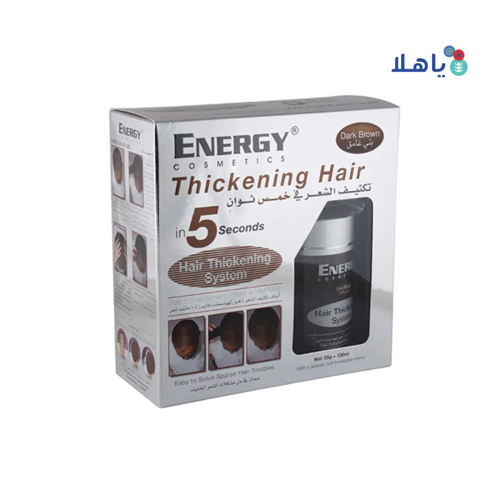 ENERGY THICKENING HAIR KIT-DARK BROWN