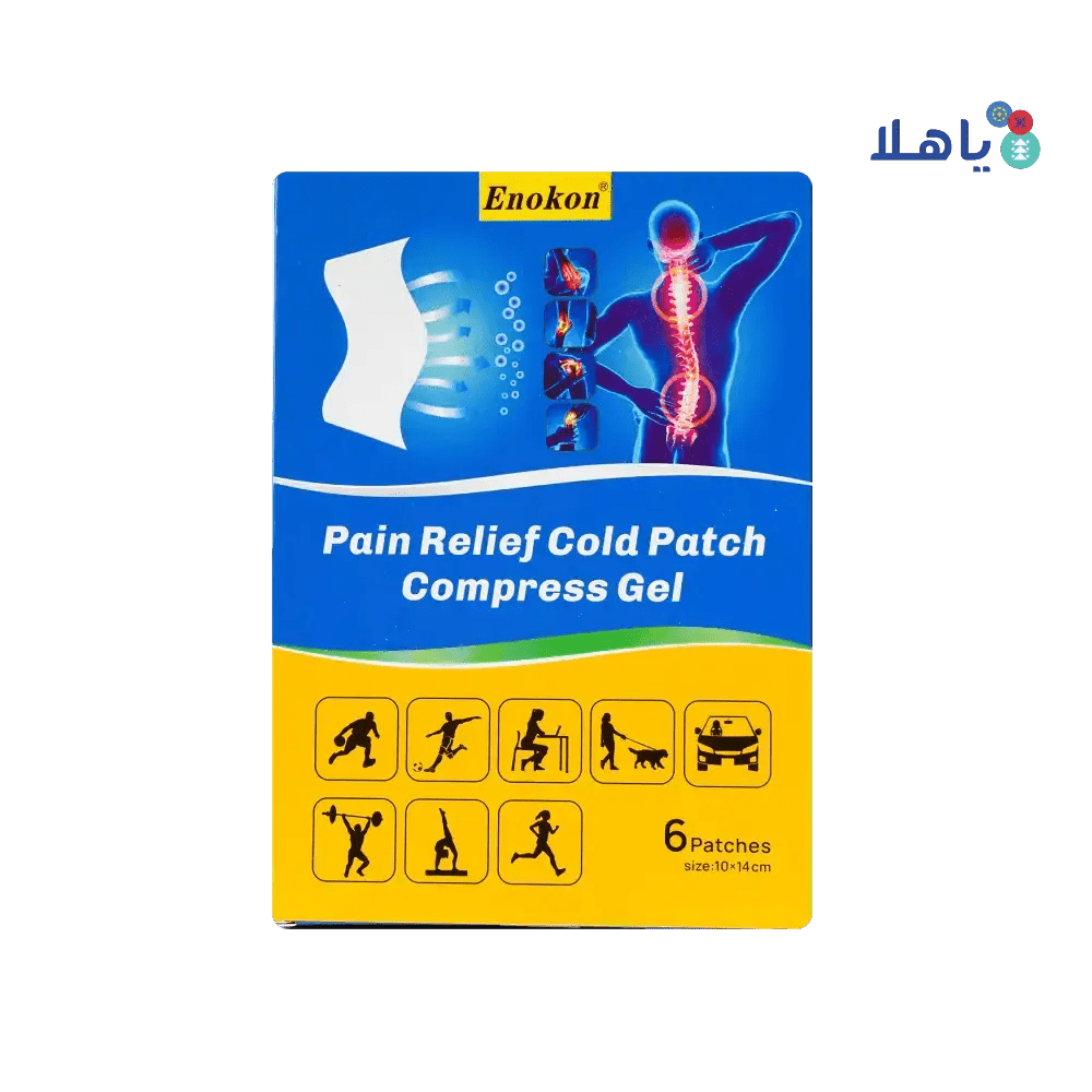 ENOKON - Enokon Pain Relief Cold Patch 6pcs - Pharmazone - 