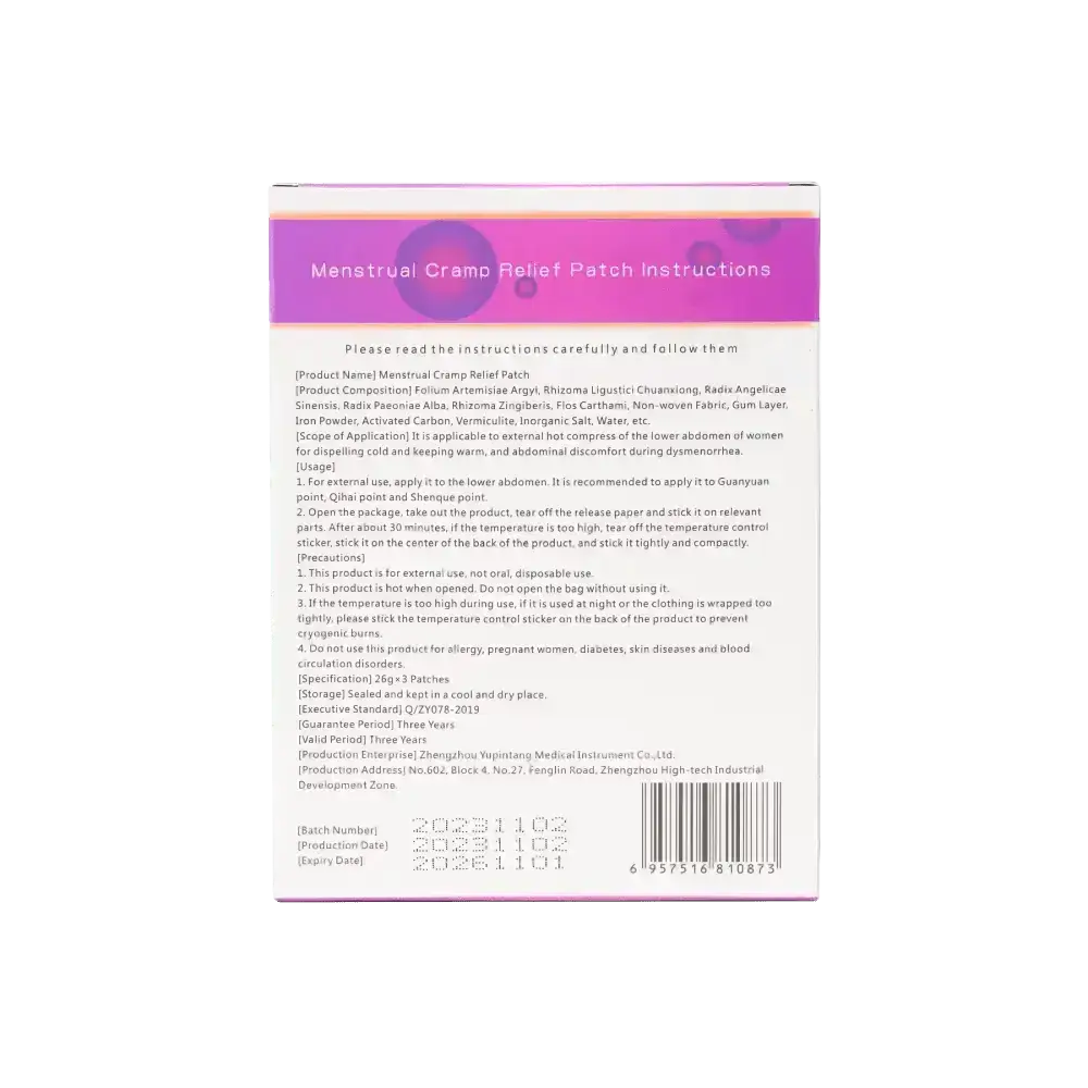 ENOKON - Enokon Menstrual Cramp Relief Patch 3pcs - Pharmazone - 