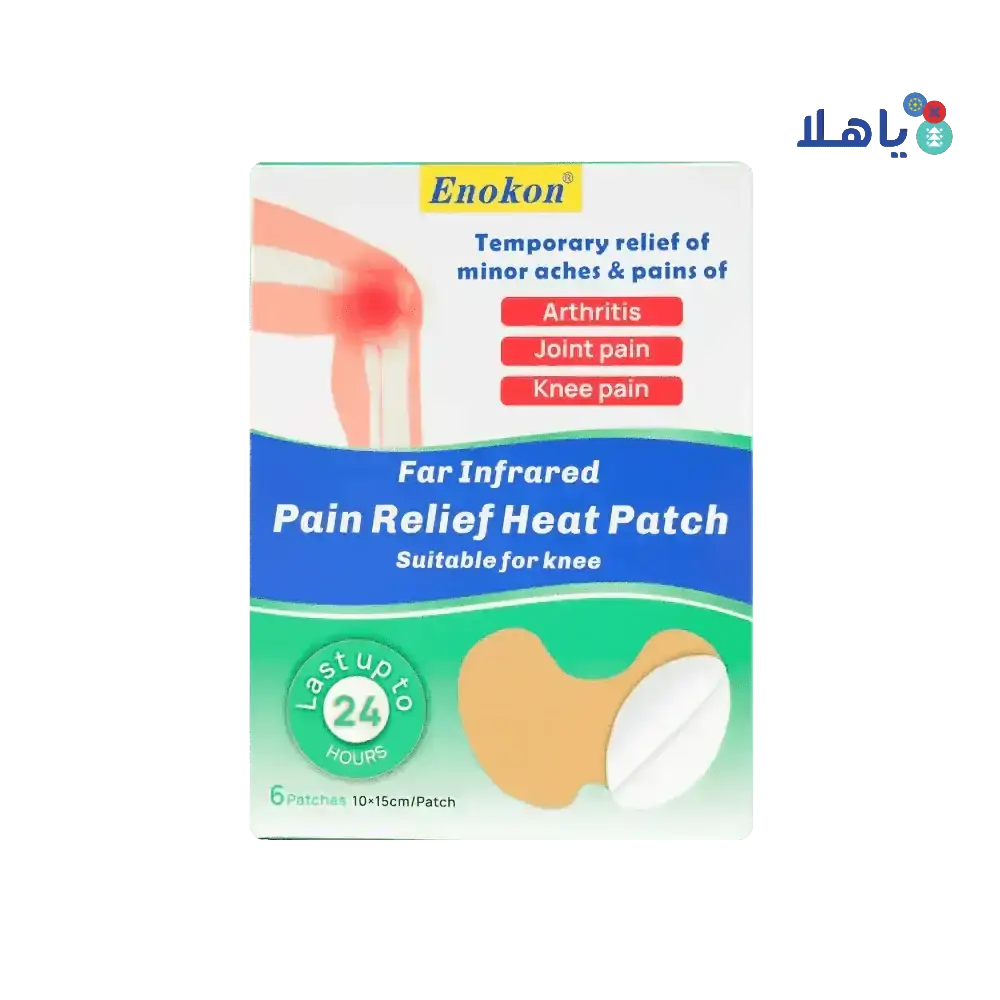 ENOKON - Enokon Pain Relief Heat Knee Patch 6pcs - Pharmazone - 