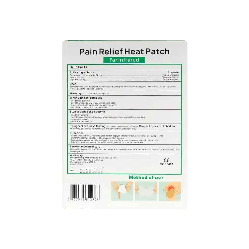 ENOKON - Enokon Pain Relief Heat Knee Patch 6pcs - Pharmazone - 