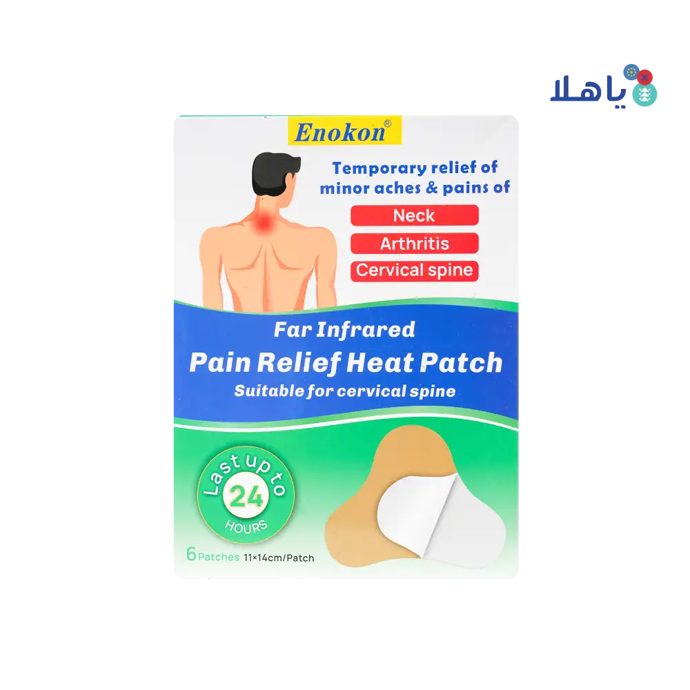 Enokon Pain Relief Heat Neck Patch 6pcs