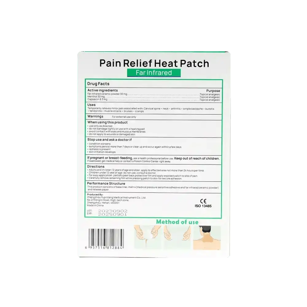 ENOKON - Enokon Pain Relief Heat Neck Patch 6pcs - Pharmazone - 