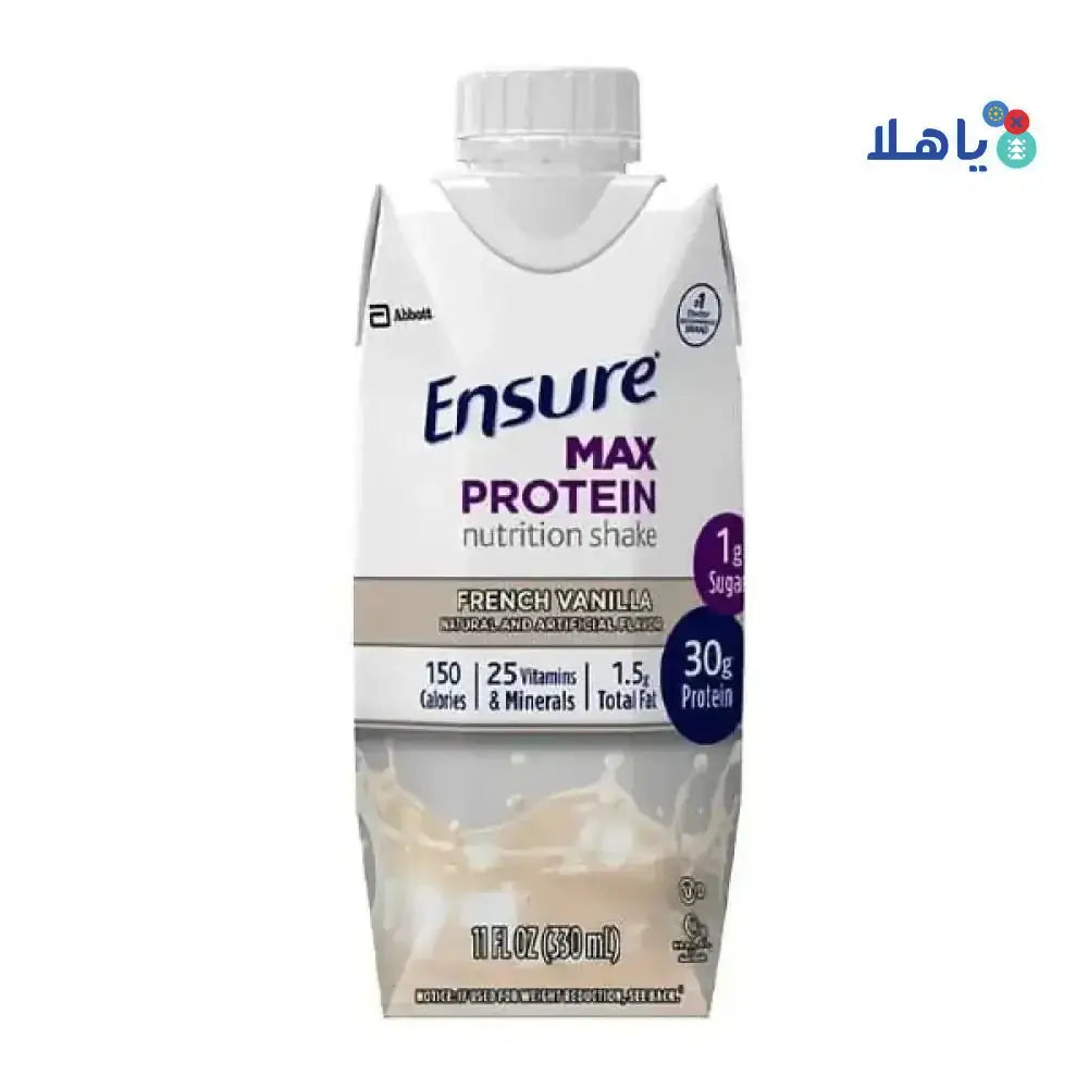 ABBOTT LABORATORIES (MILK) - Ensure Max Protein French Vanilla 330ML - Pharmazone - 