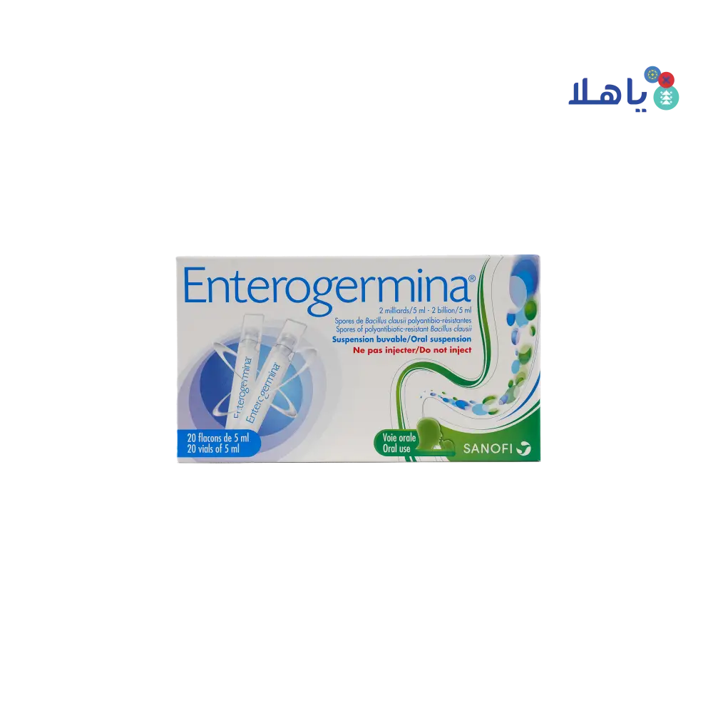 ENTEROGERMINA ORAL SUSP 20VIALS