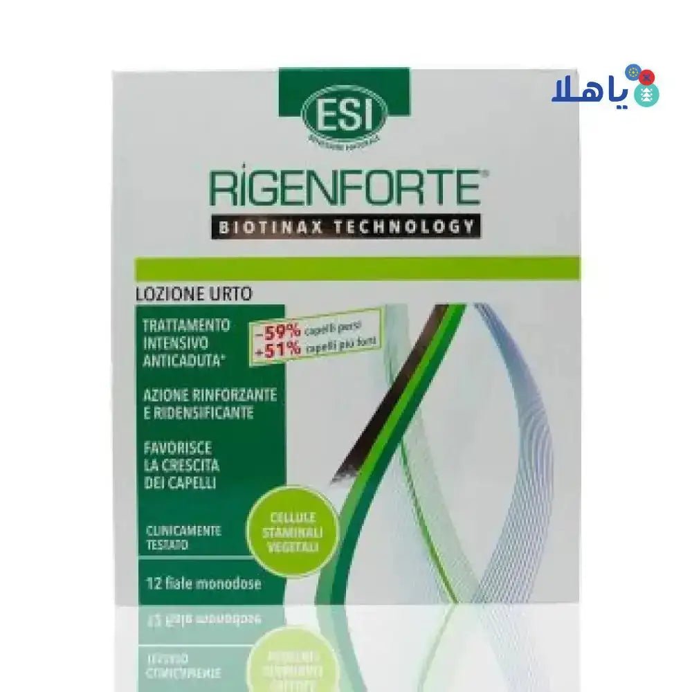 ESI - Rigenforte Anti - Hair Loss Treatment Lotion 12 Monodose - Pharmazone - 