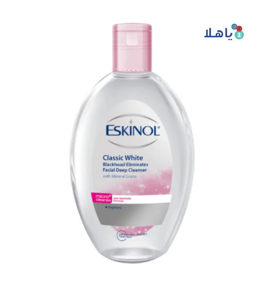 Eskinol Classic White Facial Deep Cleanser 225ml-Blackhead