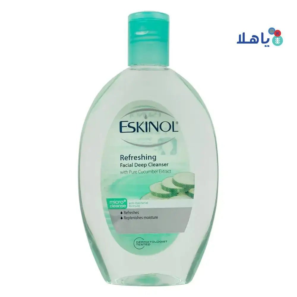 ESKINOL - Eskinol Refreshing Facial Deep Cleanser 225ml - Cucumber - Pharmazone - 