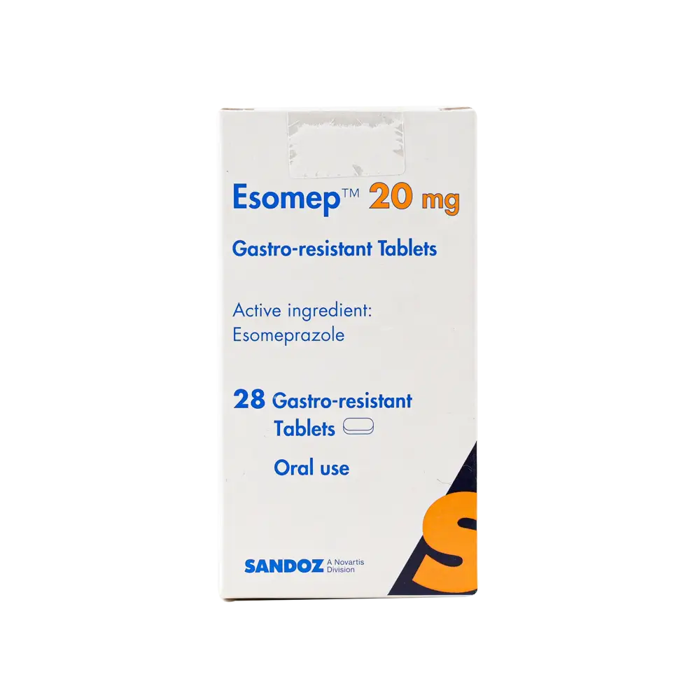 ESOMEP 20MG 28 GASTRO-RESISTANT TAB