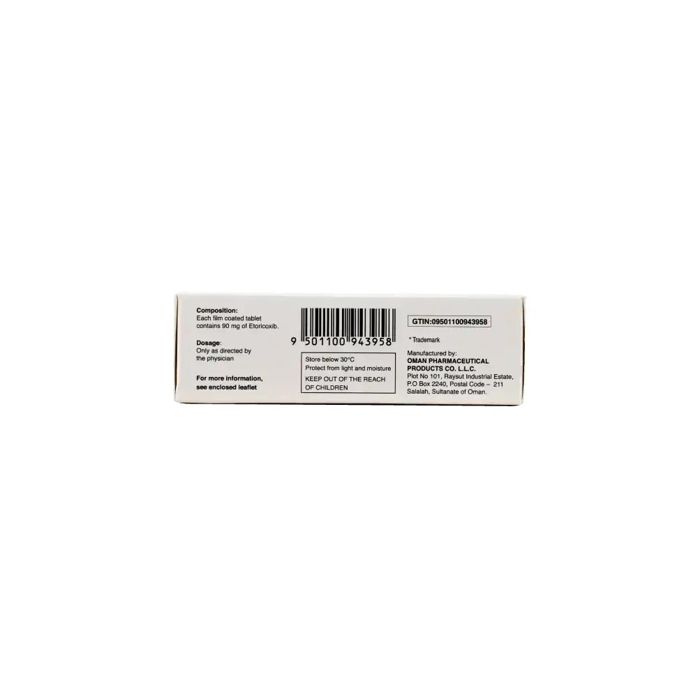 ZYNOVA - Etoxib - 90mg 28 Tablets - Pharmazone - 