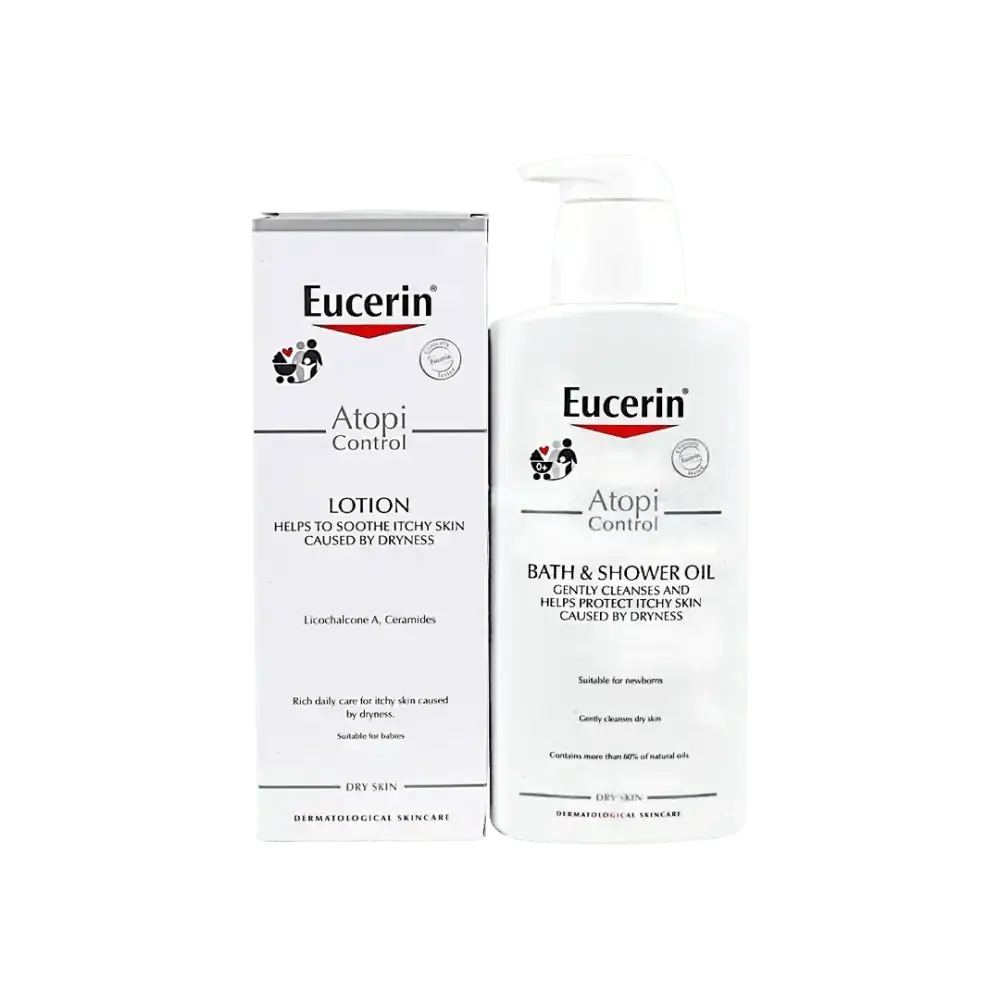 Pharmazone - Eucerin Atopi Control Bath & Shower Oil + Body Lotion Set - Pharmazone - 