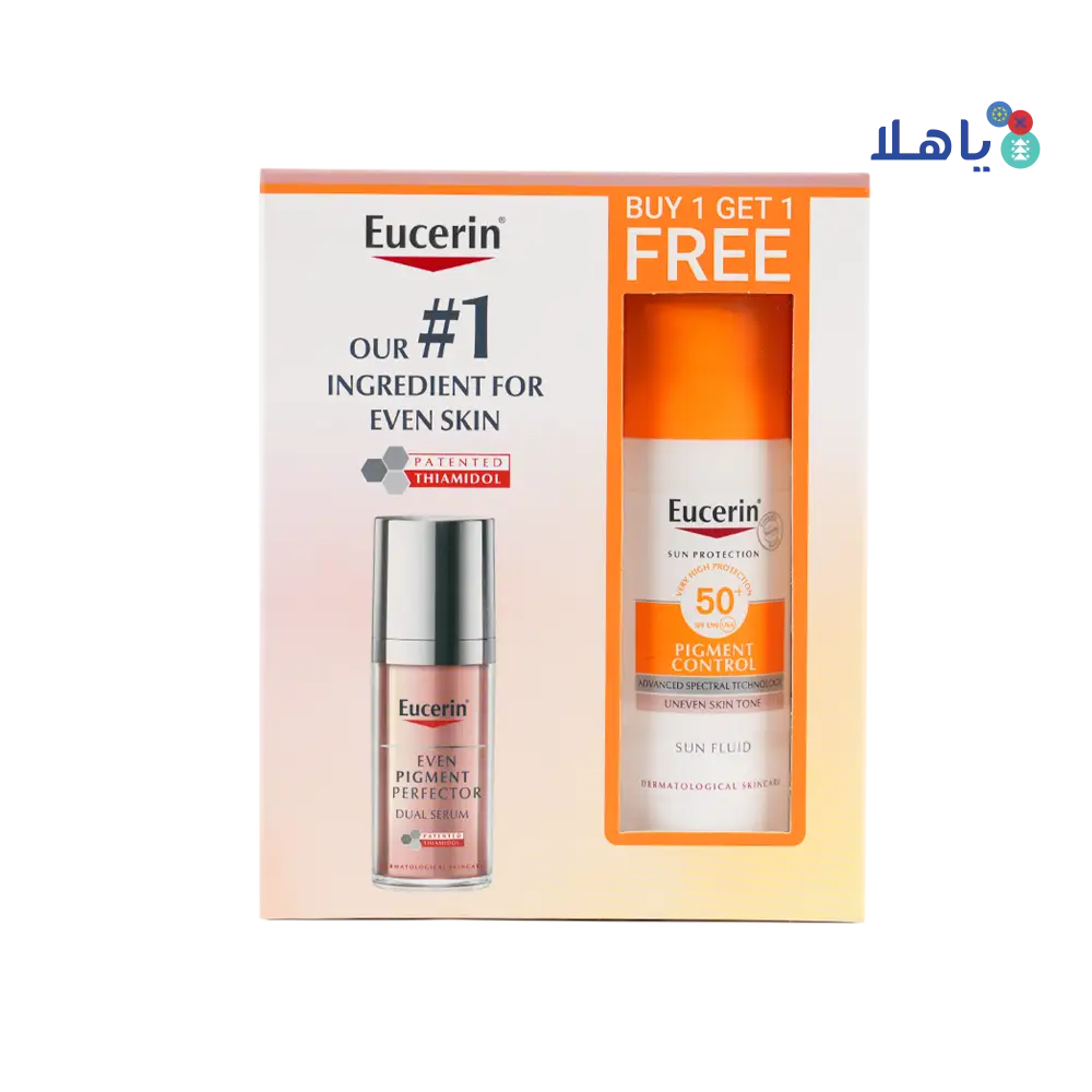 Eucerin Even Pigment Dual Serum 30ml + Sun Fluid 50ml Offer