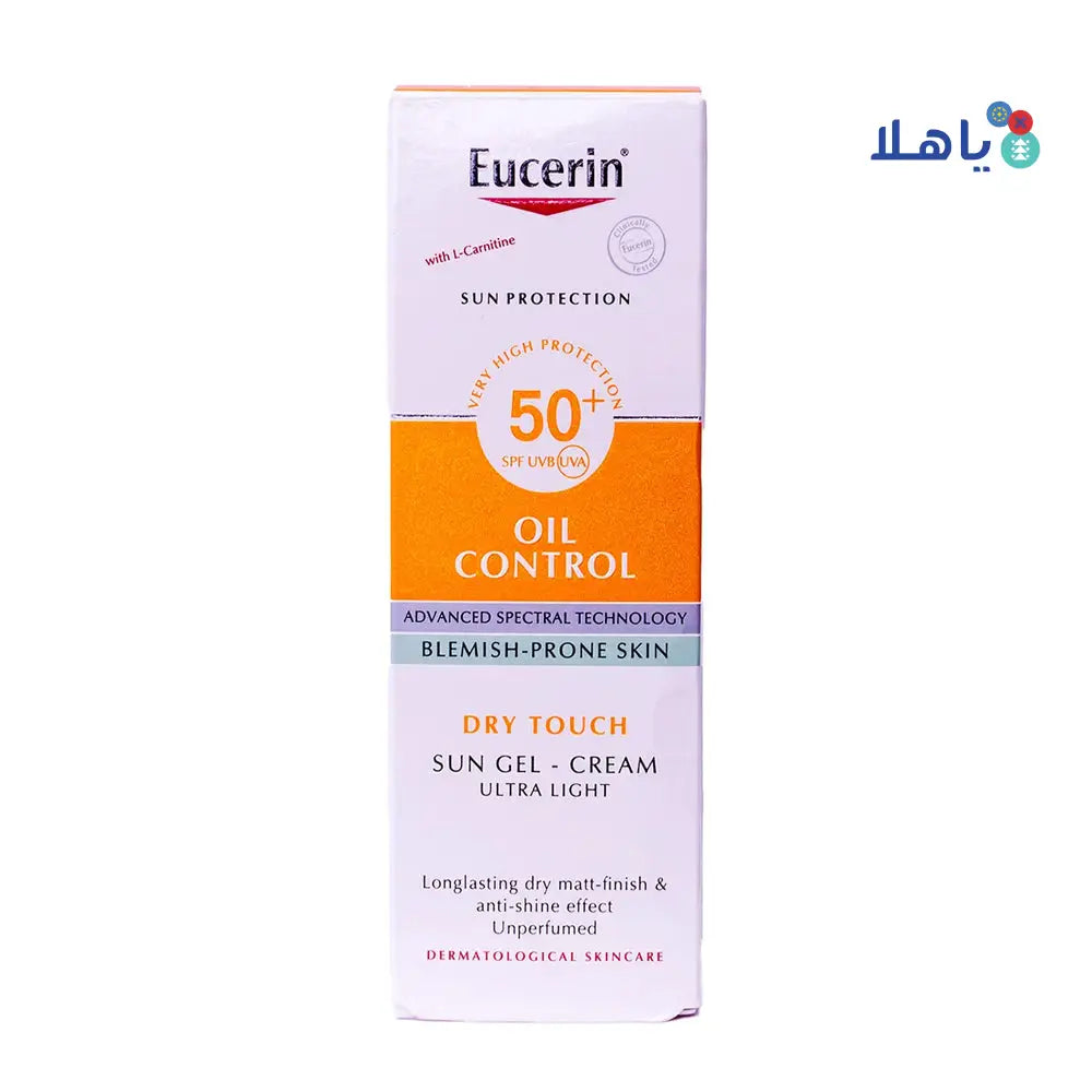 EUCERIN OIL CONTROL SPF50+ SUN GEL-CREAM 50ML-DRY TOUCH