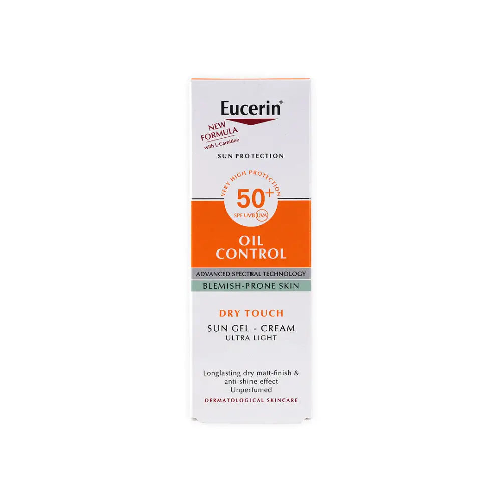 EUCERIN OIL CONTROL SPF50+ SUN GEL-CREAM 50ML-DRY TOUCH