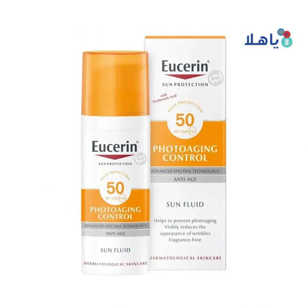 EUCERIN - Eucerin Photoaging Control SPF50 Sun Fulid 50Ml - Pharmazone - 