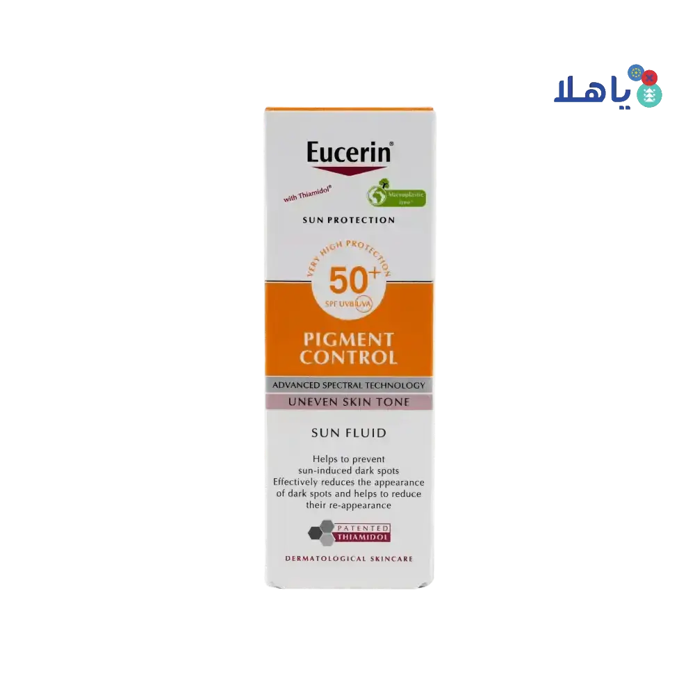 EUCERIN - EUCERIN PIGMENT CONTROL SPF50+ SUN FLUID 50ML - 87997 - Pharmazone - 