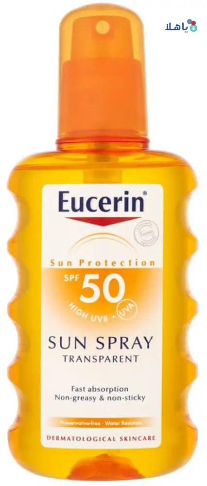 EUCERIN SPF50 SUN TRANSPARENT SPRAY 200ML