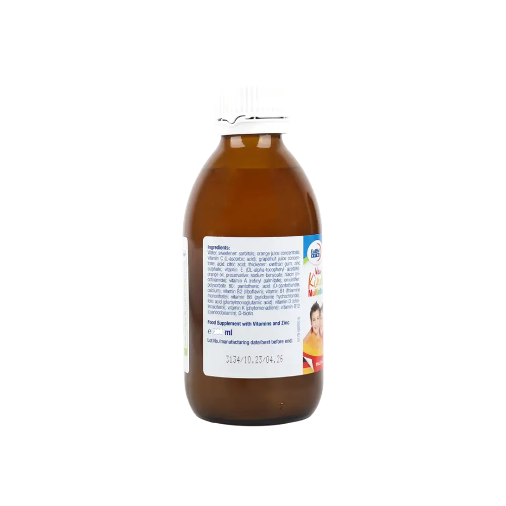 EURO VITAL NEW KINDER MULTI-VITAMIN SYRUP 200ML