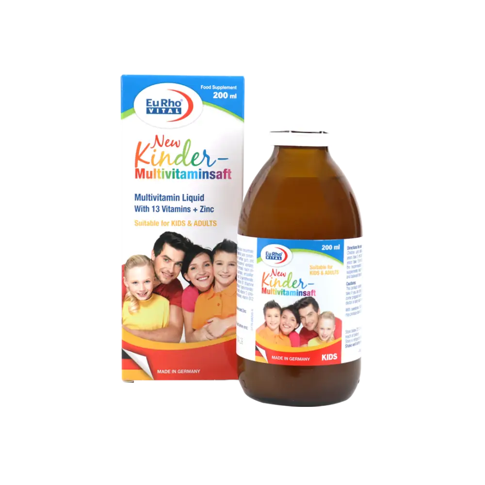 EURO VITAL NEW KINDER MULTI-VITAMIN SYRUP 200ML