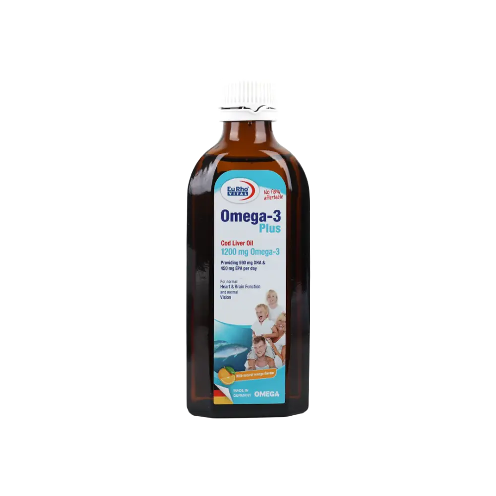 EURO VITAL OMEGA-3 PLUS SYRUP 200ML