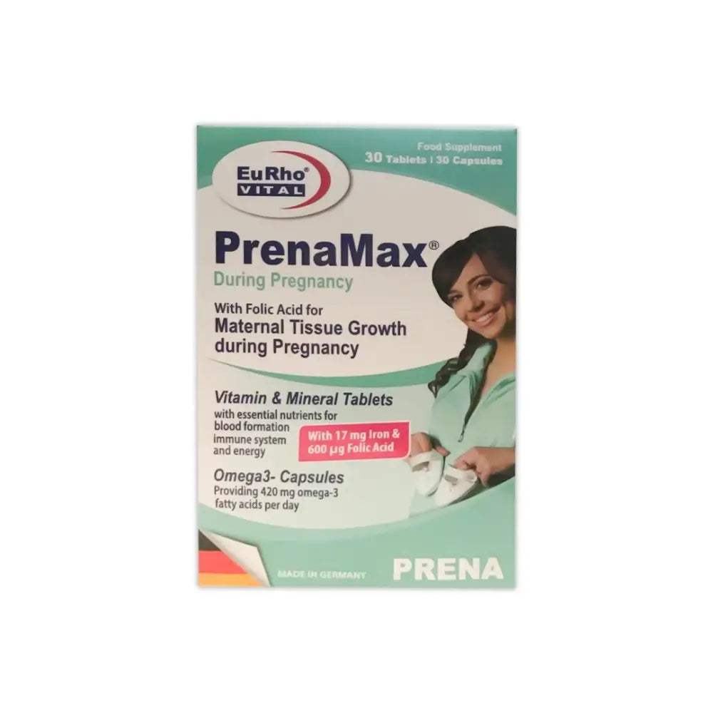 EURO VITAL PRENAMAX DURING PREGNACY 60T+30C