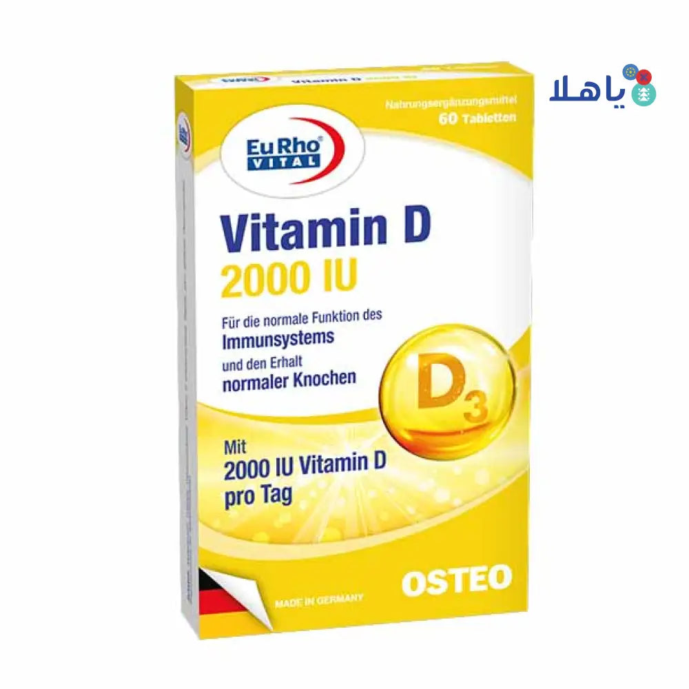 EURO VITAL VIT-D 2000IU 60TAB