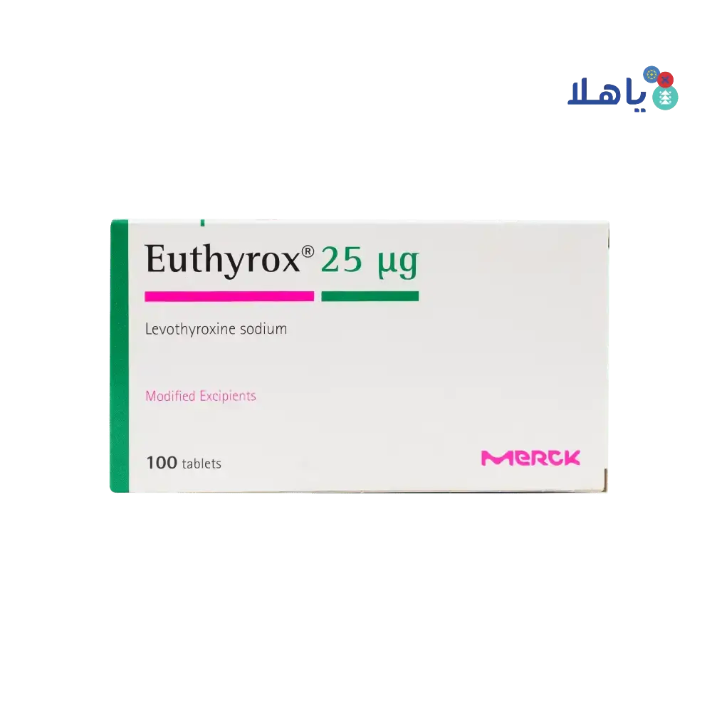 E.MERCK - Euthyrox 25Mcg 100 Tab - Pharmazone - 