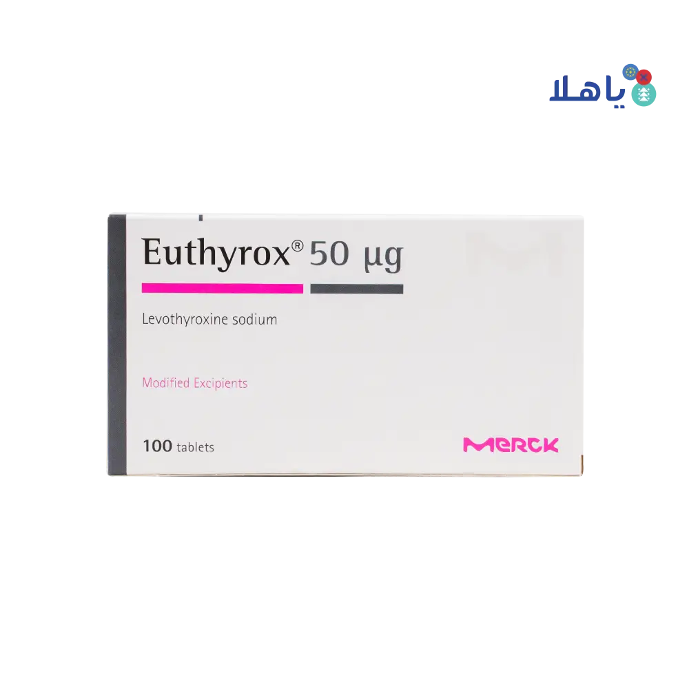 EUTHYROX 50MCG 100 TAB