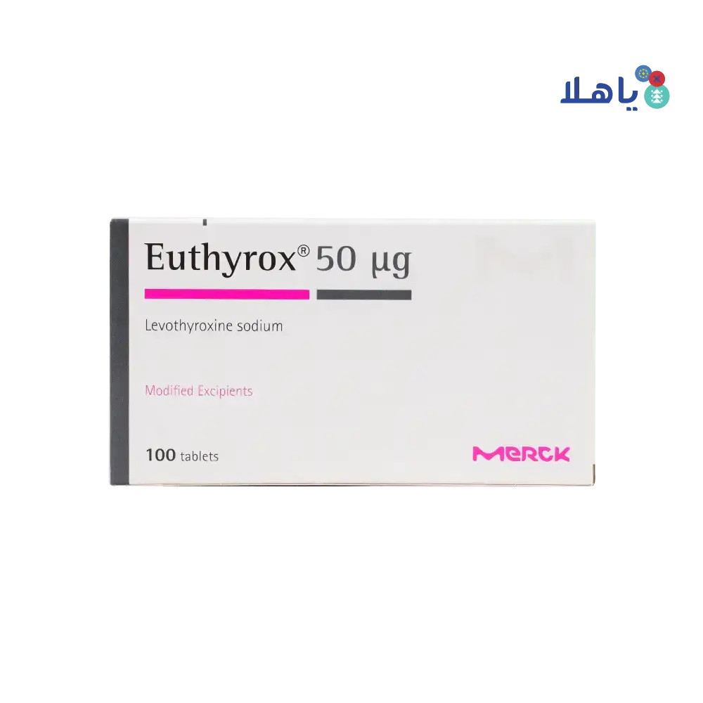 E.MERCK - Euthyrox 50Mcg 100 Tab - Pharmazone - 