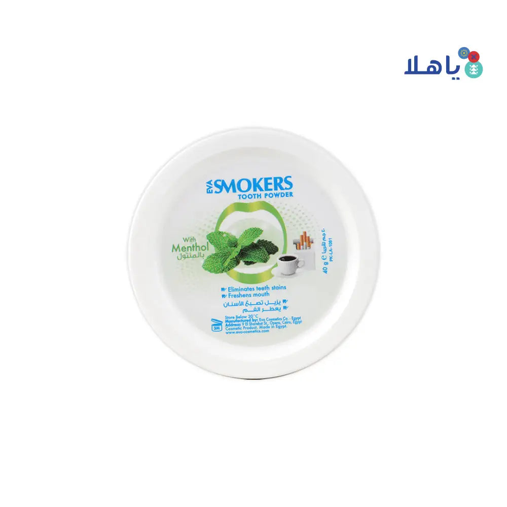 Eva Smokers Tooth Powder With Menthol 40G