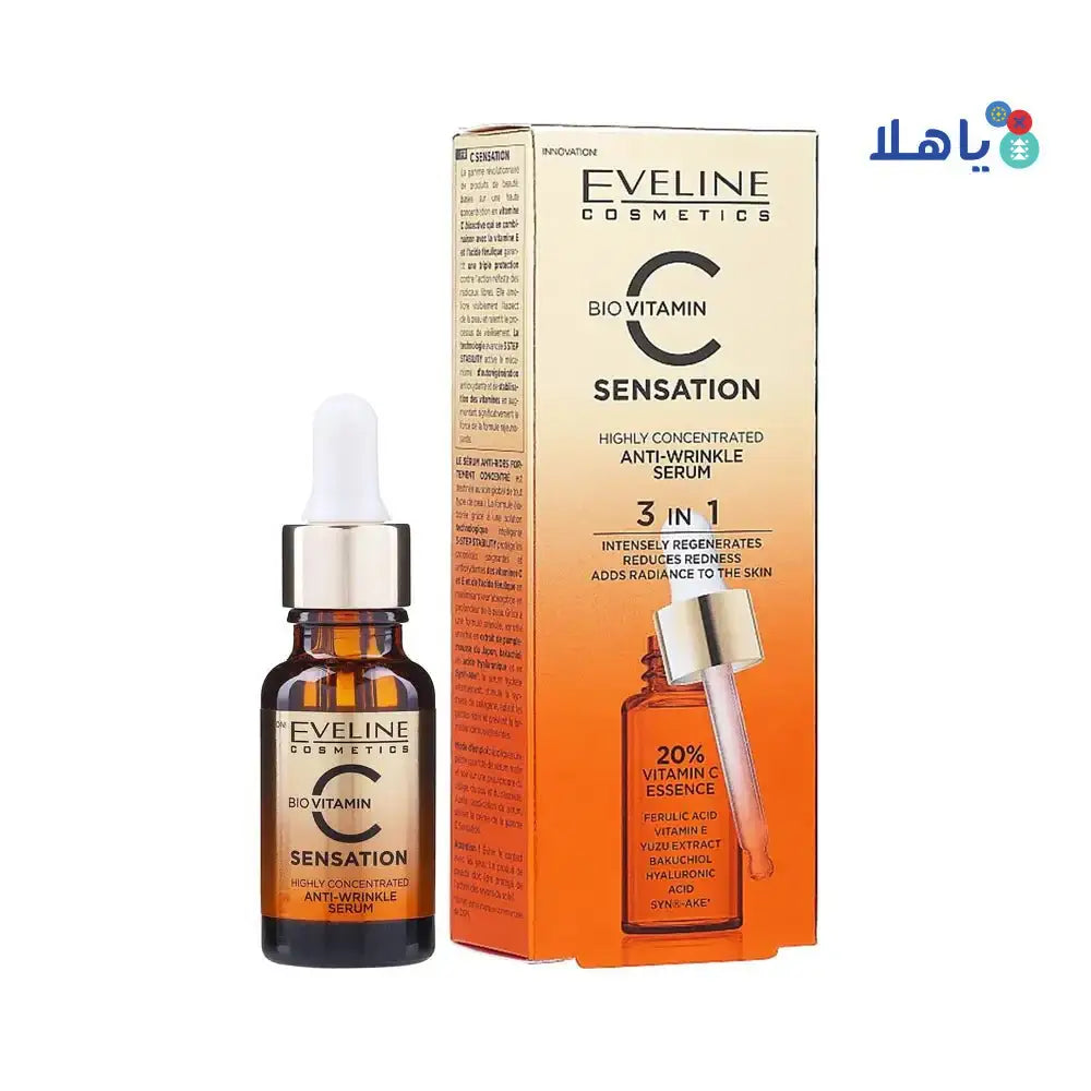 EVELINE - EVELINE BIO VITAMIN C SENSATION CONCENTRATED SERUM 18ML - Pharmazone - 