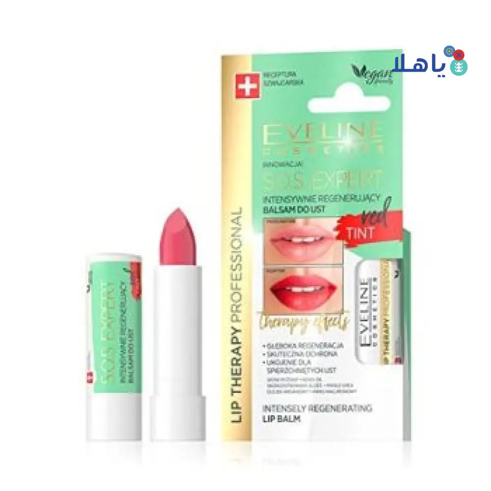 EVELINE S.O.S LIP THERAPY RED TINT BALM