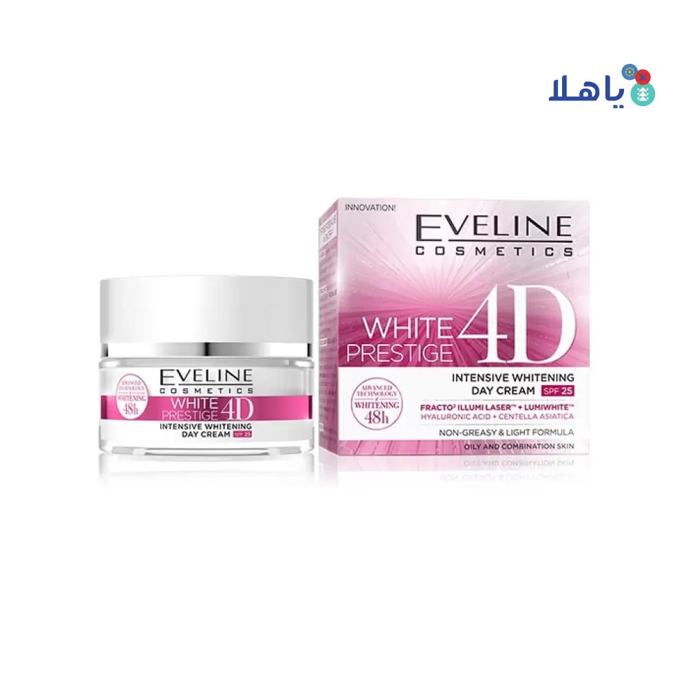 EVELINE WHITE PRESTIGE 4D SPF25 DAY CREAM 50ML