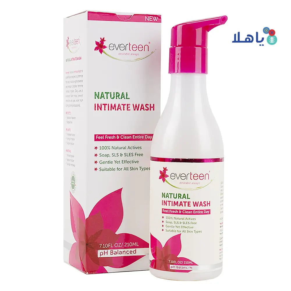 Everteen Natural Intimate Wash 210ml