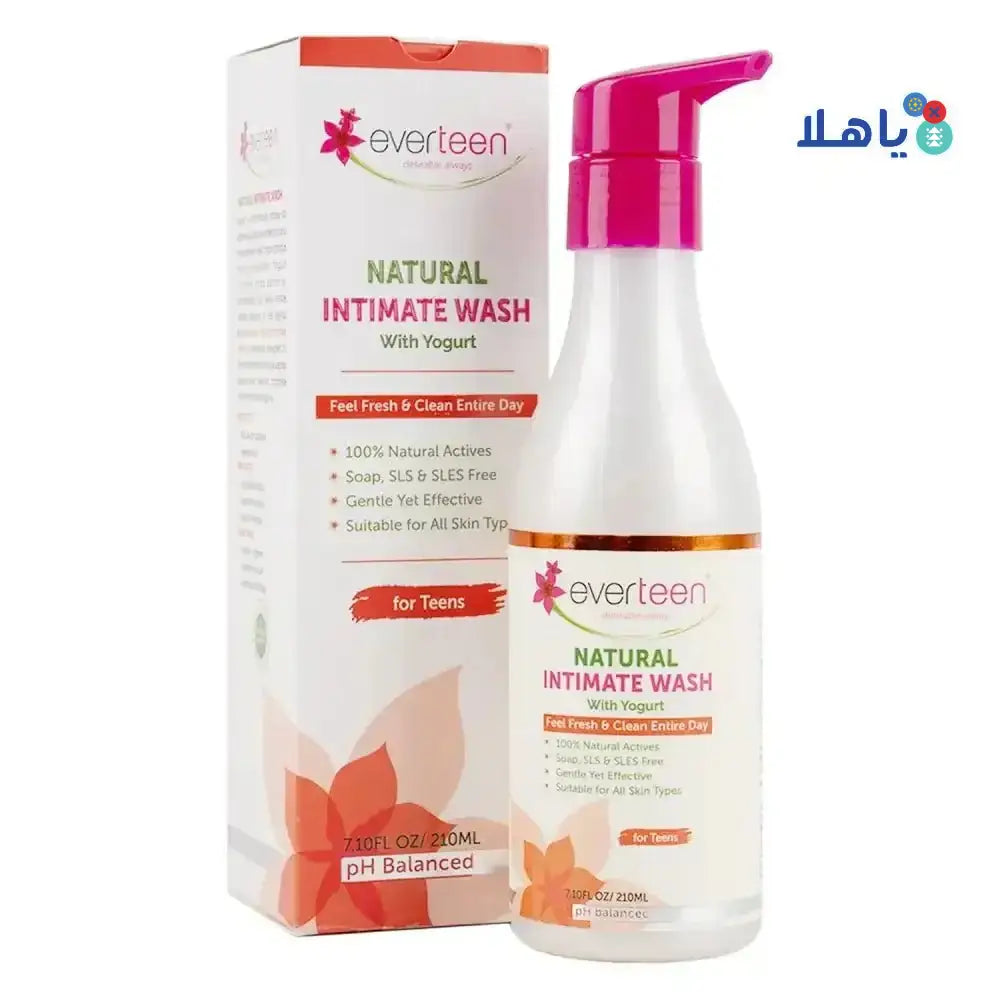 Everteen - Everteen Natural Intimate Wash With Yogurt 210ml - Pharmazone - 