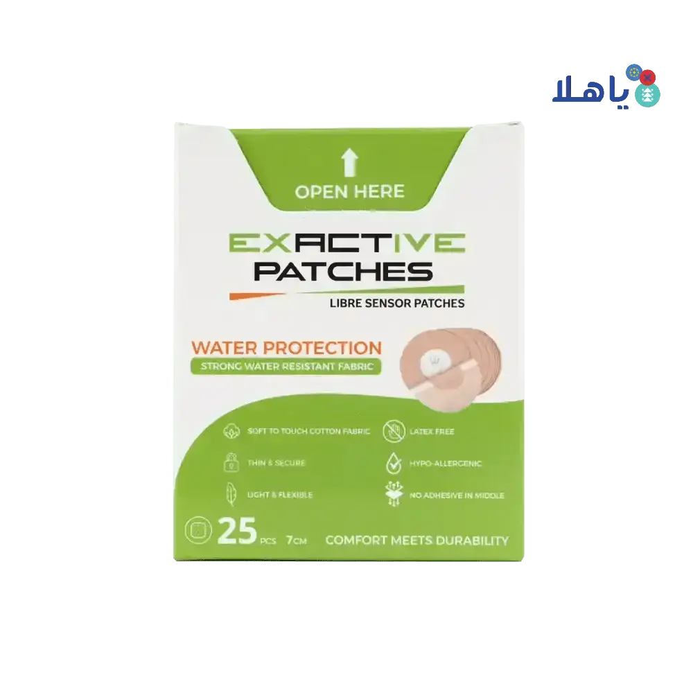 EXACTIVE - Exactive Libre Sensor 2 waterproof Patches 7cm 25pcs - Pharmazone - 