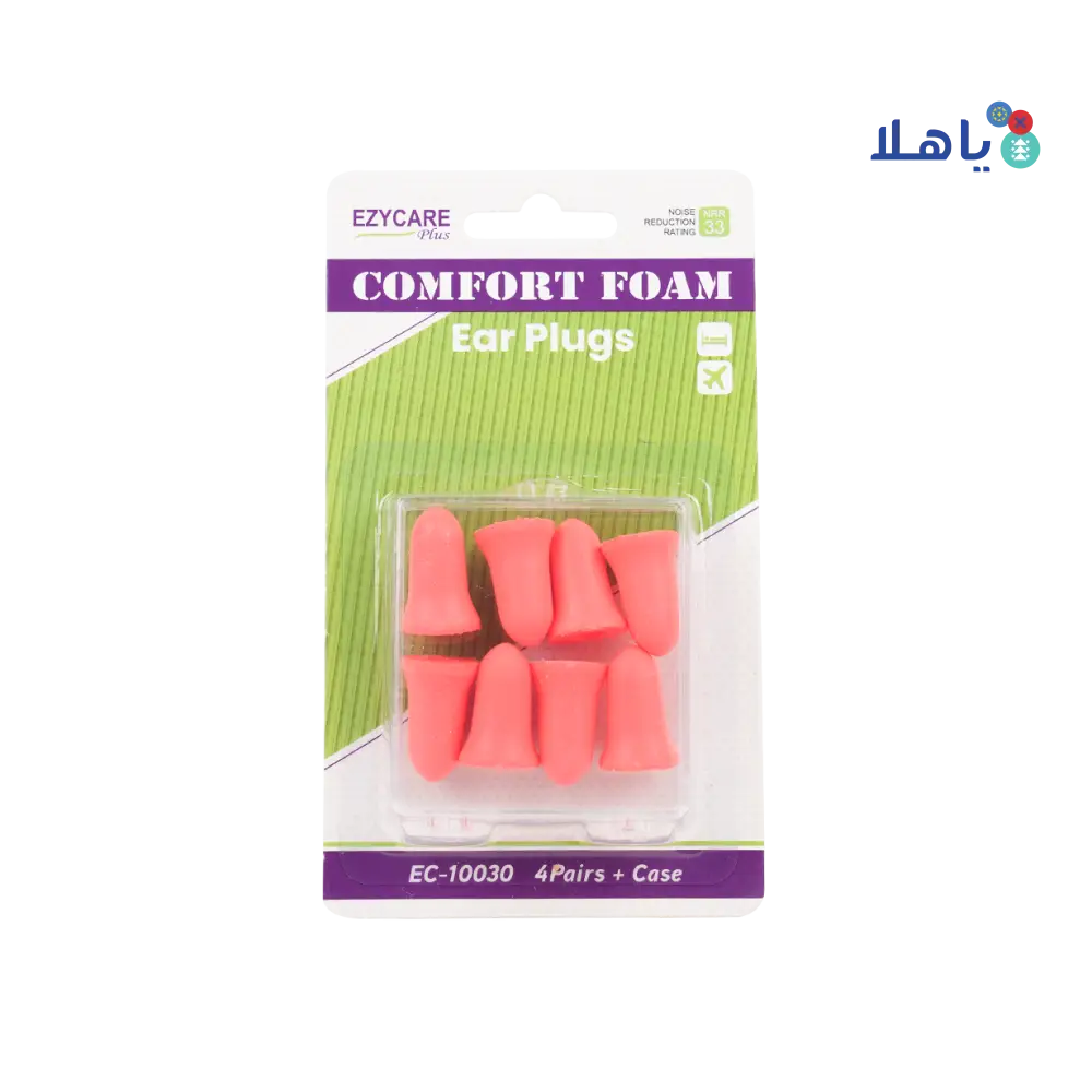 EZYCARE PLUS COMFORT FOAM 4 EAR PLUGS - 10030