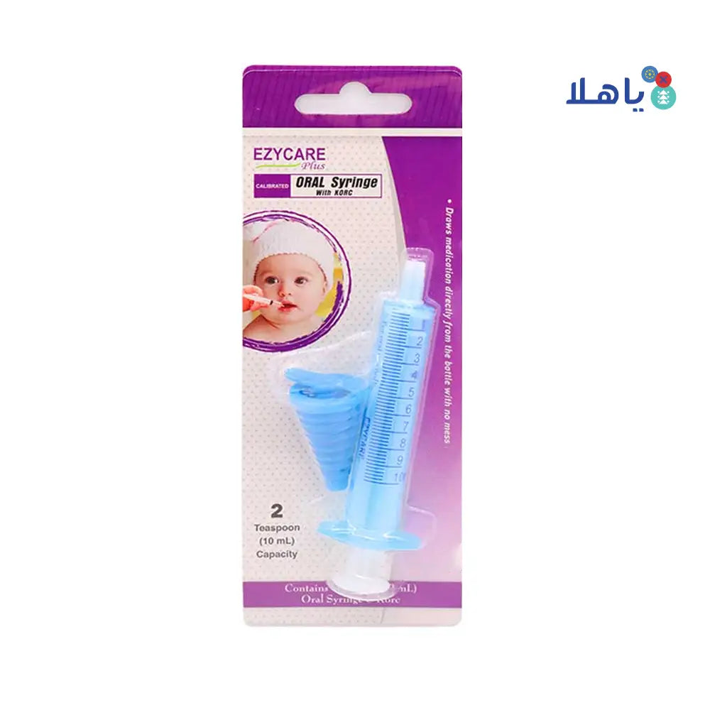 EZYCARE PLUS ORAL SYRINGE WITH KORC 10ML-17007