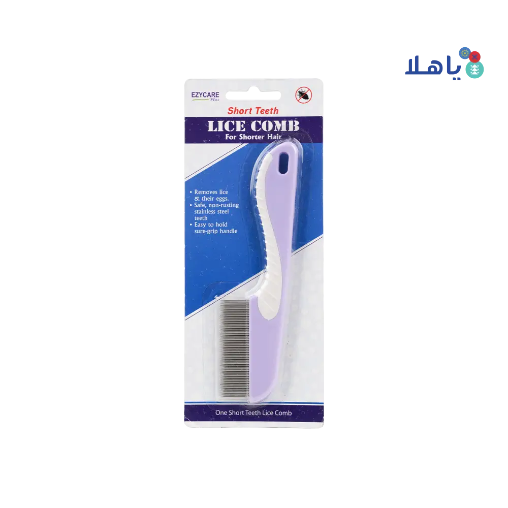 EZYCARE PLUS SHORT TEETH LICE COMB -18330