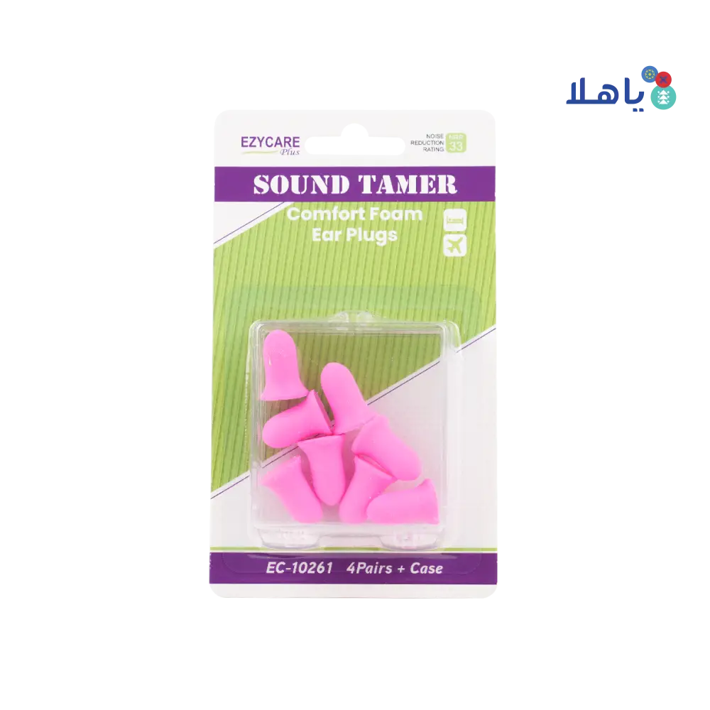 EZYCARE PLUS SOUND TAMER COMFORT FOAM EAR PLUG 4PAIR -10261