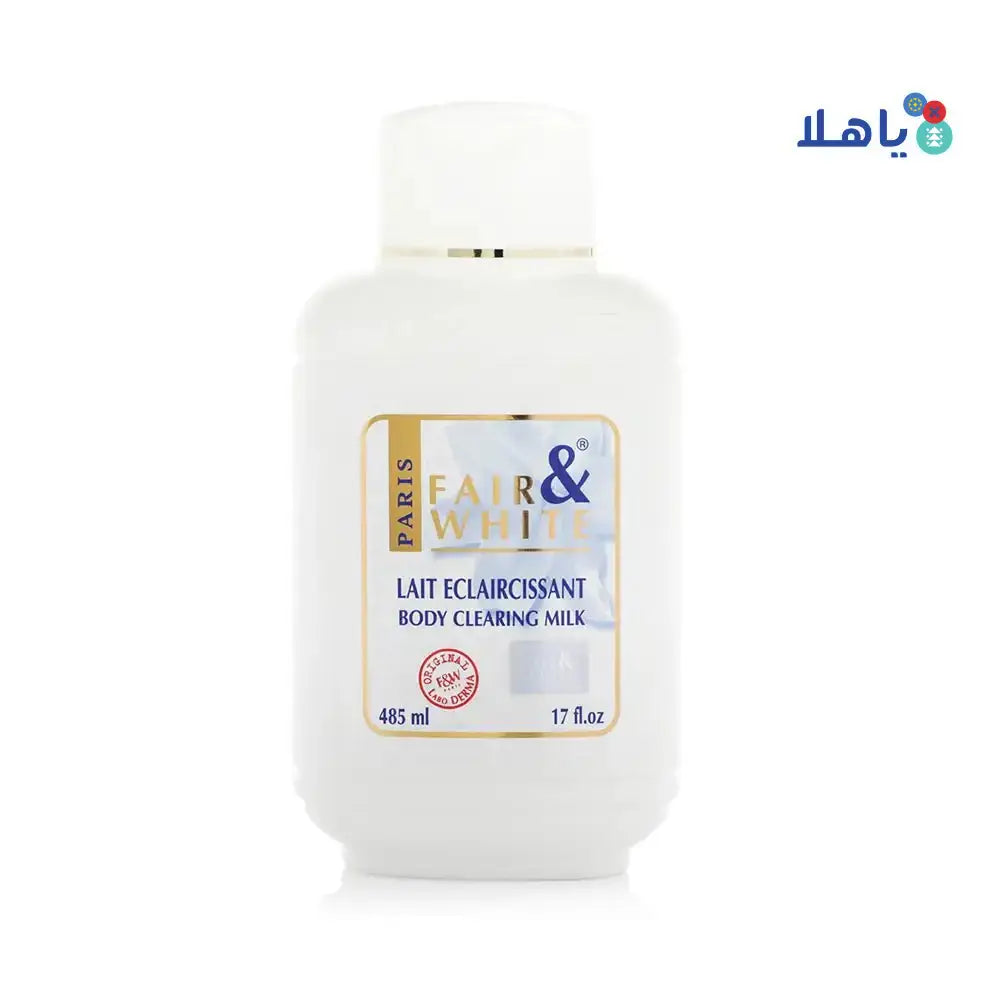 F&W - Fair And White Body Clearing Milk 485Ml - Pharmazone - 